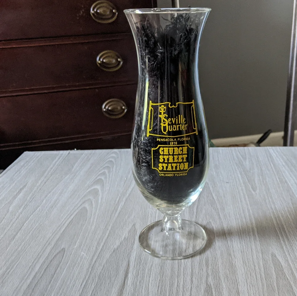 Vintage Rosie O'Grady's Good Time Emporium Hurricane Glass